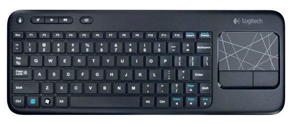 Logitech K400, la tastiera wireless con trackpad per usare il Mac in poltrona: 40 €
