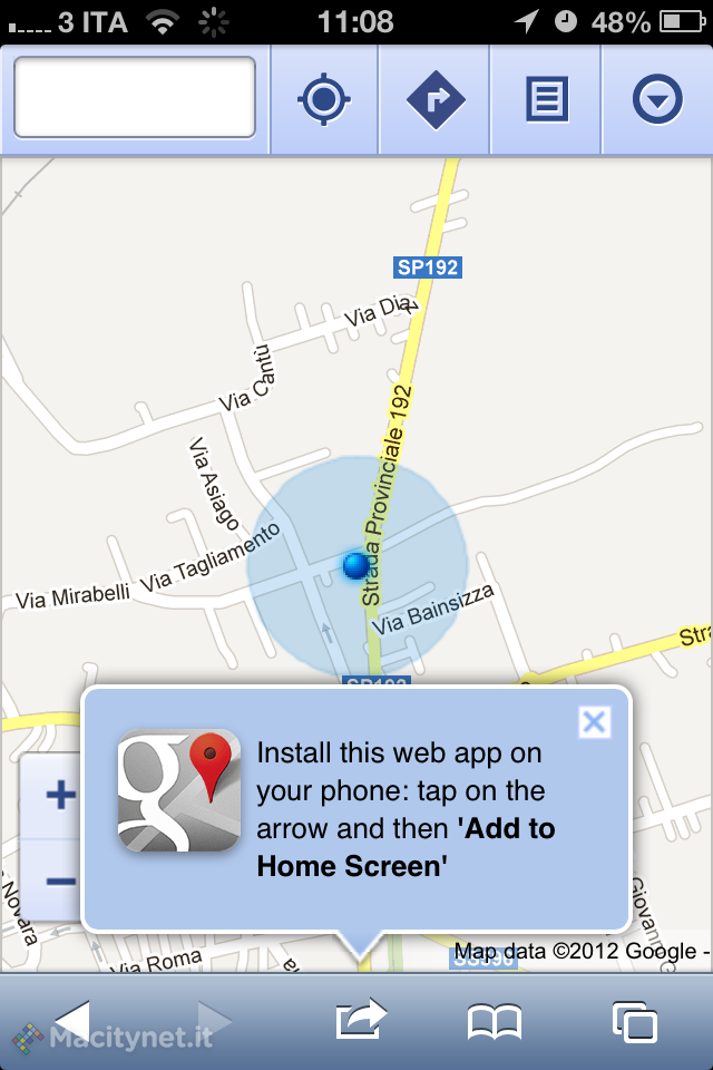 Google Street View ora disponibile nella web app per iPhone e iPad con iOS 6