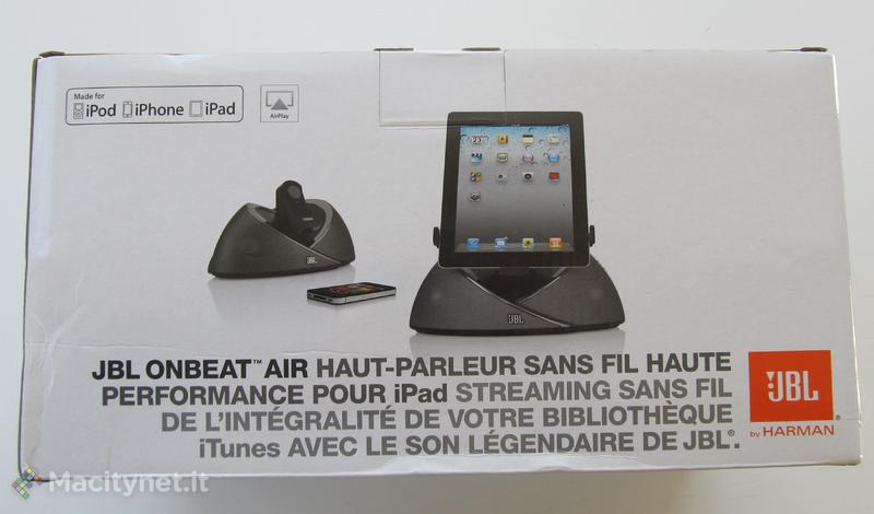 JBL OnBeat Air: il sistema dock per gustarsi film e musica con iPhone e iPad anche via Airplay