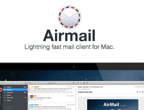 Airmail, il client di posta minimalista ed alternativo per Mac