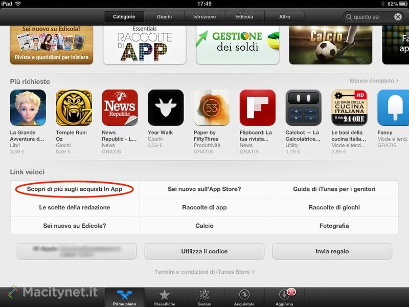 Apple spiega gli acquisti In App in una nuova sezione su App Store per iPad Apple spiega gli acquisti In App in una nuova sezione su App Store per iPad