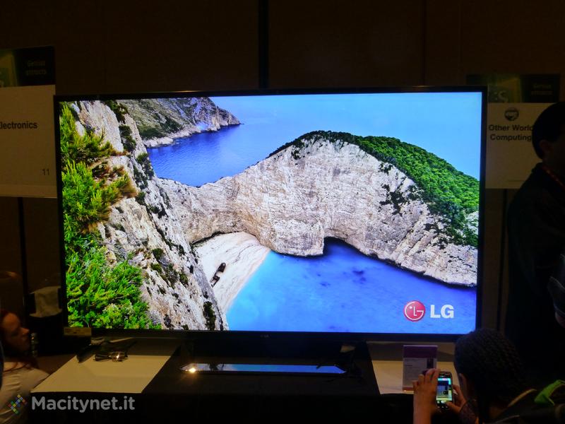 CES 2013: LG mostra la super televisione da 84 pollici Ultra HD