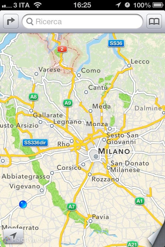 Mappe di Apple migliora grazie ai continui aggiornamenti