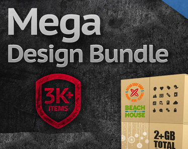 Mega Design Bundle: 2,5 GB di icone, sfondi, immagini per grafici e designer in super sconto