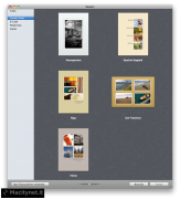 Posterino 2 per Mac: collage e foto gallerie da stampare sotto test