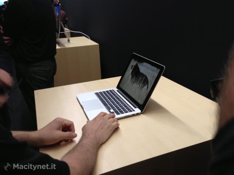 MacBook Pro 13” Retina visto da vicino: la prima fotogalleria di Macitynet