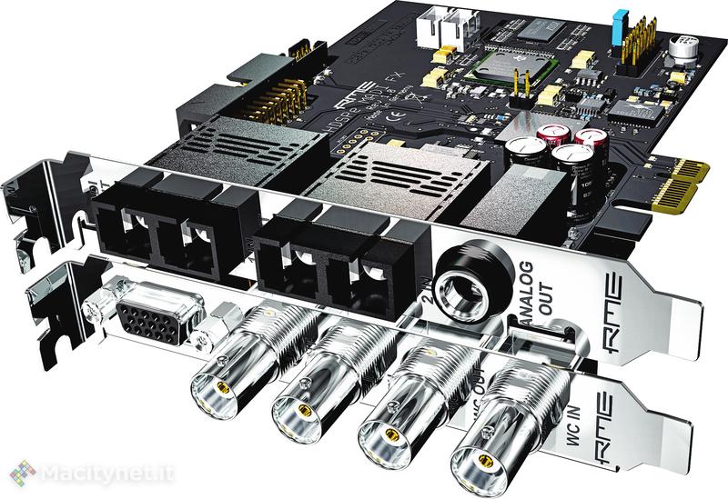 HDSPe MADI FX, scheda audio professionale per slot PCIe