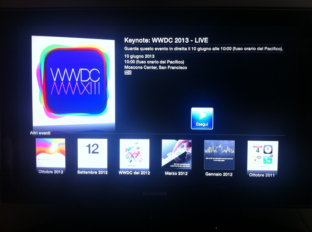 WWDC live apple tv