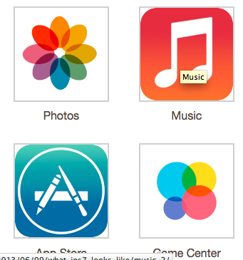 iOS 7, il bianco e il nero dominerà anche sulle icone