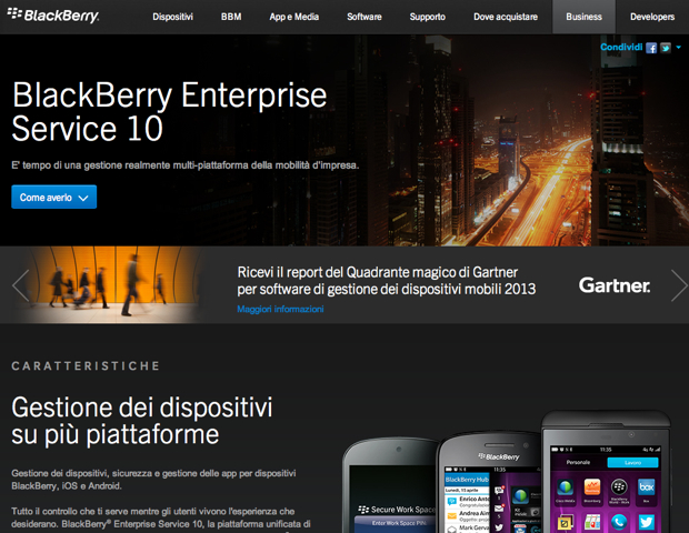 BlackBerry Secure Work Space