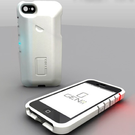 Genii: la cover Bluetooth per iPhone 5 con spie LED e tasti multimediali integrati