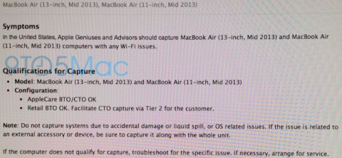 problemi wifi mac book air