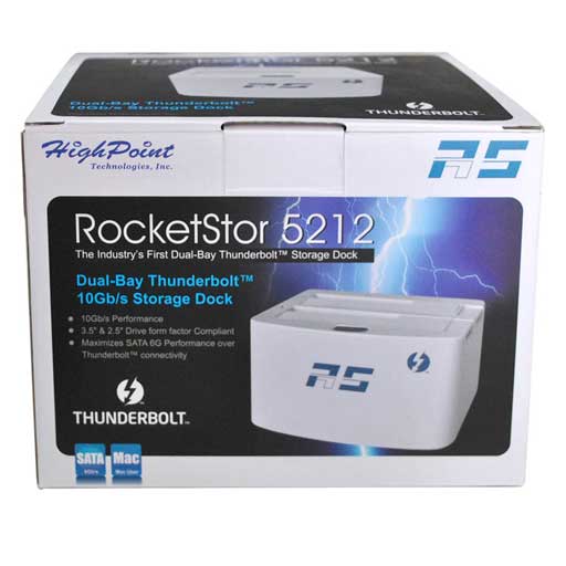 RocketStor 5212, la recensione del dock che collega via Thunderbolt dischi Sata al Mac