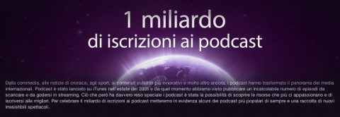 Record di sottoscrizioni podcast