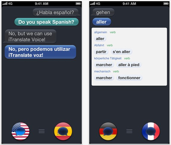 iTranslate Voice, tradurre all’istante in 36 lingue su iPhone iTranslate Voice