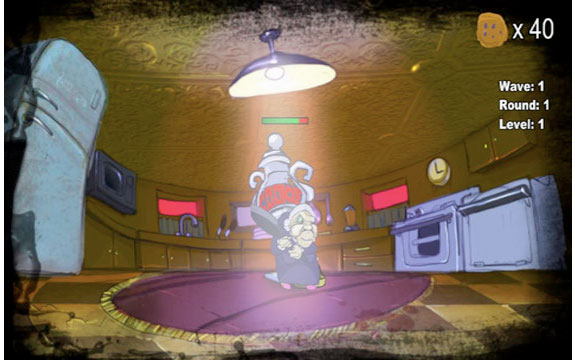 Grandma Defends Kitchen, combatti con la super nonna e la sua fedelissima padella Grandma Defends Kitchen