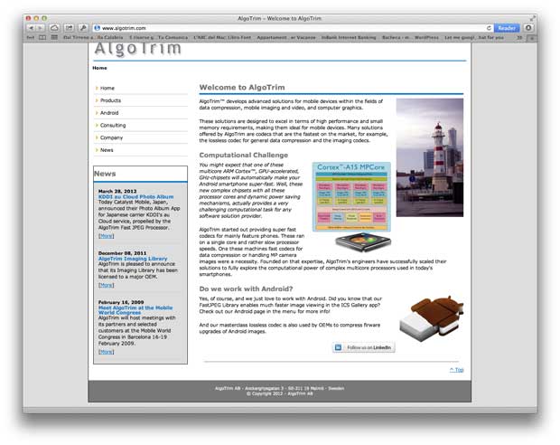 apple ha acquisito apple ha acquisito AlgoTrim