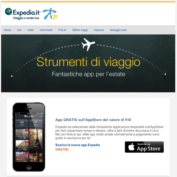 Expedia regala app per iPhone e iPad per un valore di 18 euro Expedia regala app