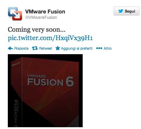 VMware Fusion 6, una beta in attesa della versione definitiva Fusion6coming