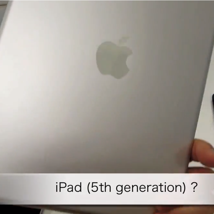 iPad 5 semi-assemblato in un filmato