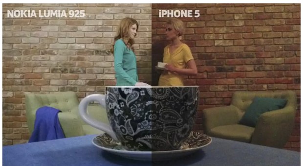 Spot fotografico Nokia prende in giro la pubblicità Apple