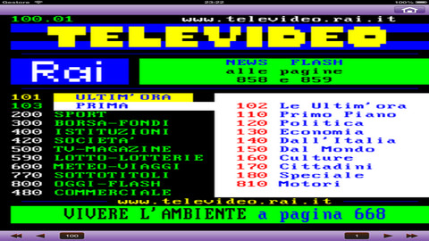 Con TiVi Full – Tv TXT televisione e televideo in tasca su iPhone e iPad TiVi Full - TV TXT
