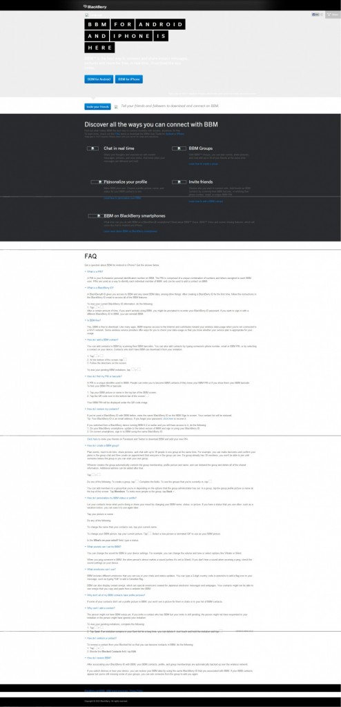 blackberry messenger su ios