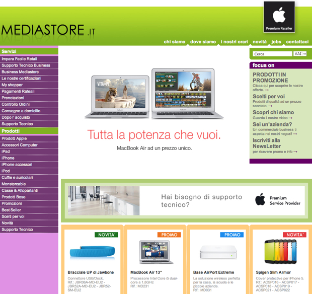 Mediastore: le offerte per risparmiare su MacBook Air, iPhone, iPod touch e molto altro ancora Mediastore