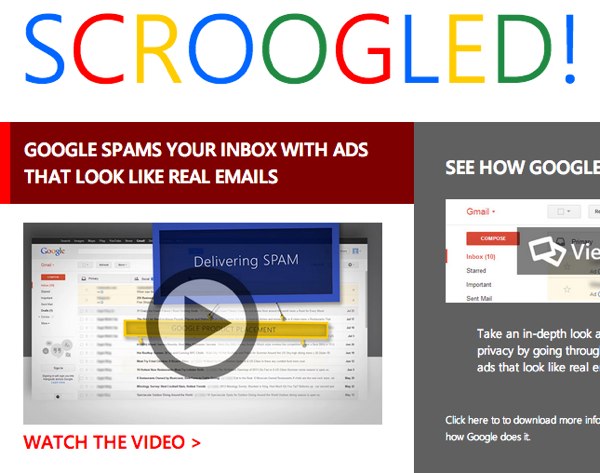 Microsoft attacca Gmail nel nuovo video della serie Scroogled