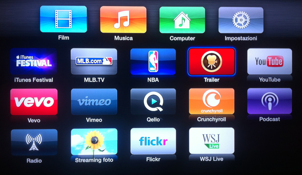 Apple TV sarà aggiornata il 18 settembre nuovi canali Apple TV