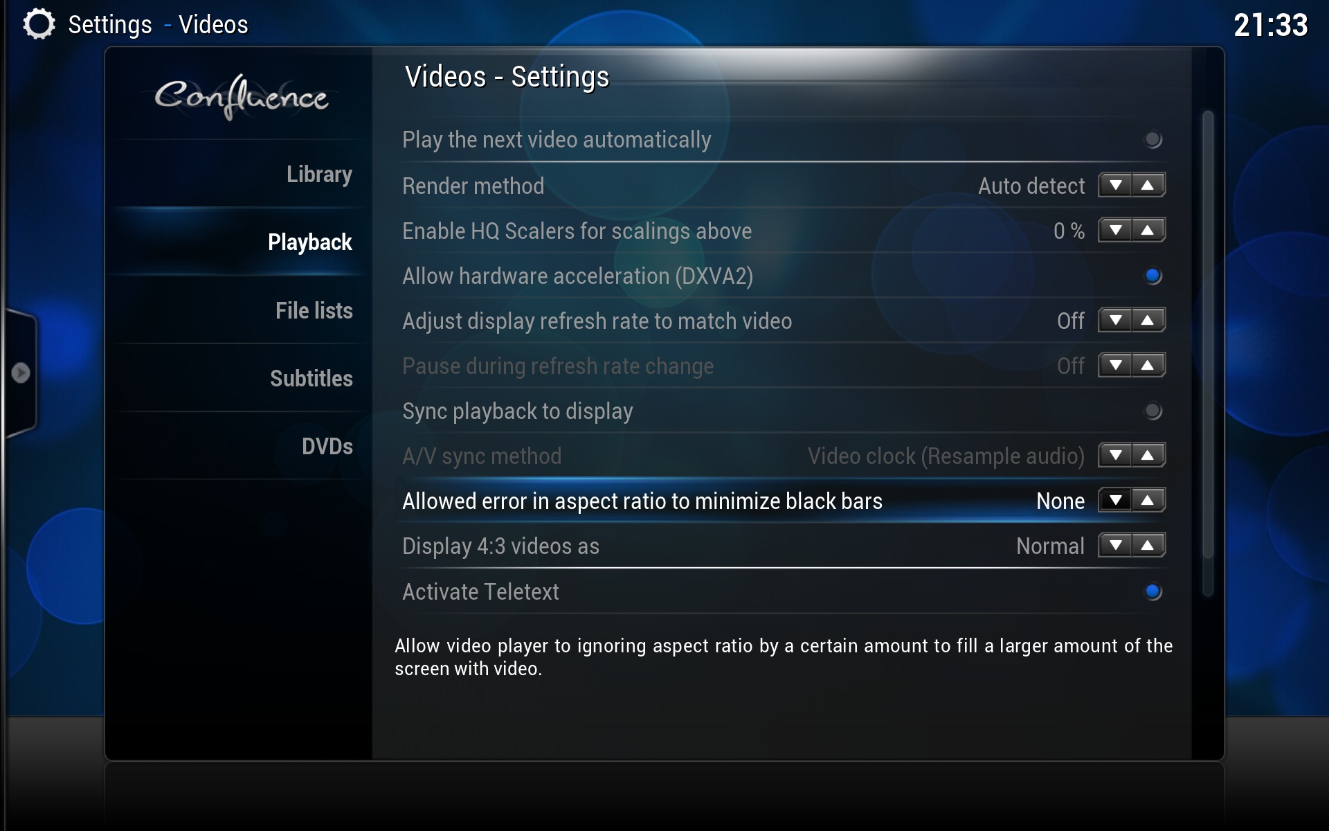 L’ultima versione alpha di XBMC supporta AirPlay di Apple su dispositivi Android settings_descriptions