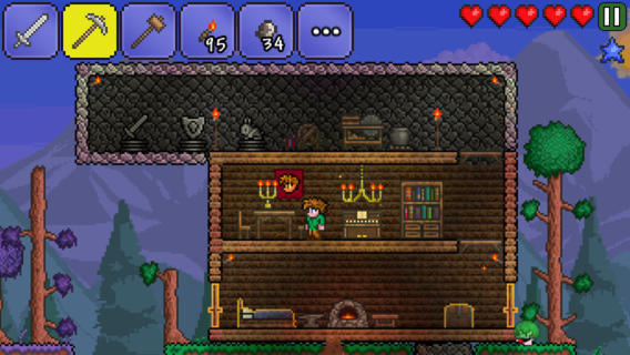 Terraria: il Minecraft in 2D per scavare, esplorare e costruire ora su iPhone e iPad Terraria