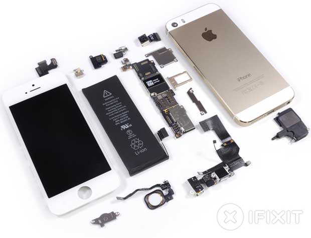 iPhone 5s smontato, ecco come’è fatto dentro iPhone 5s smontato