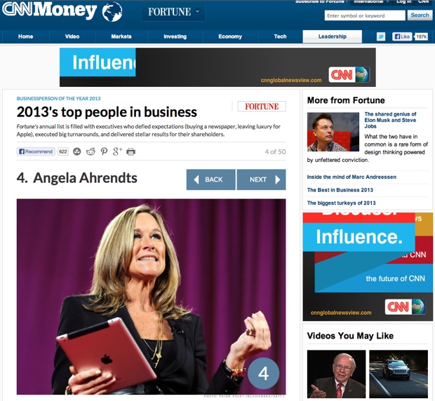 Angela Ahrendts fortune 620 1