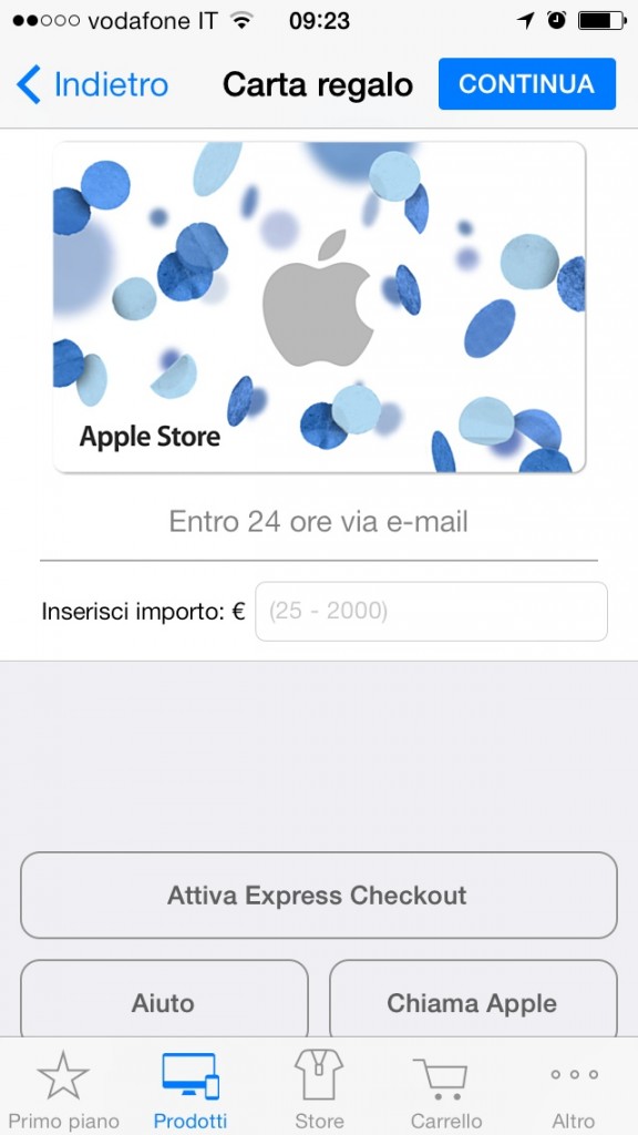 Carte regalo Apple 5