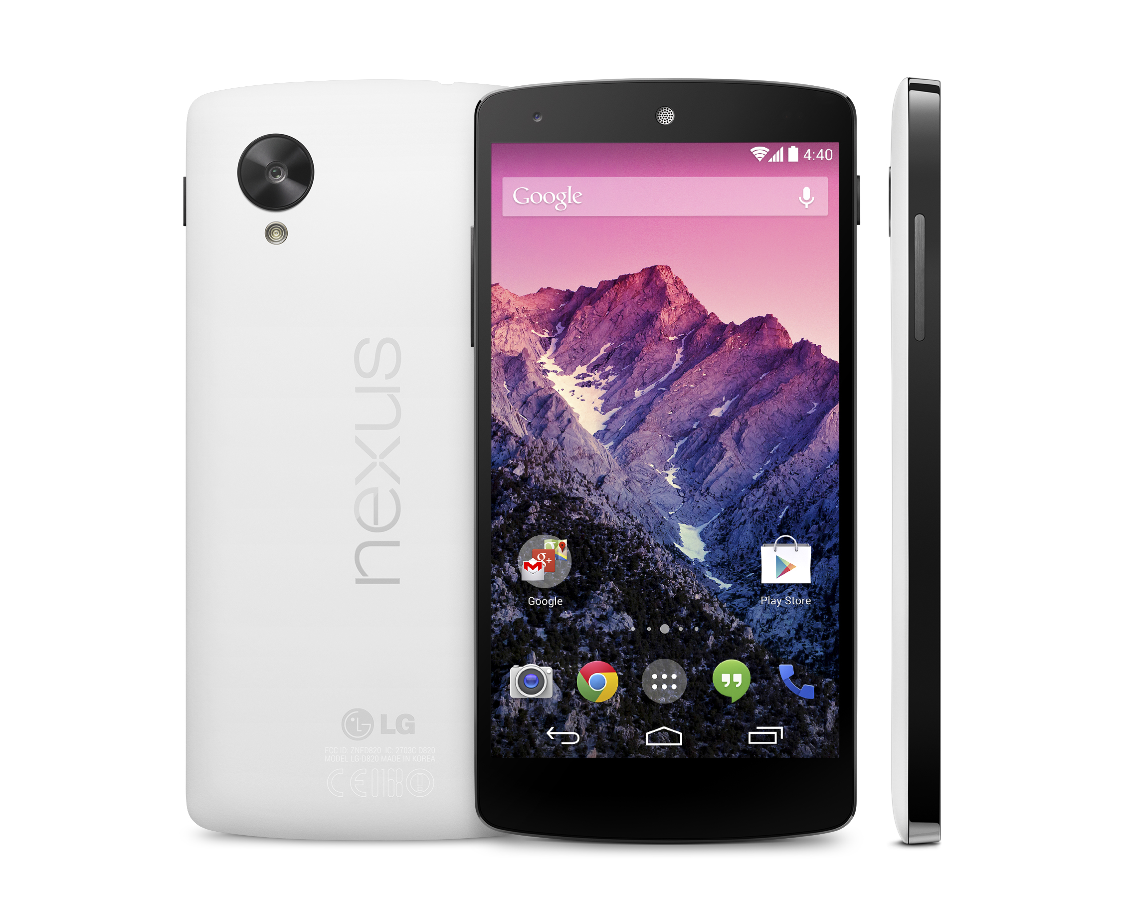 Nexus 5 - trio - white