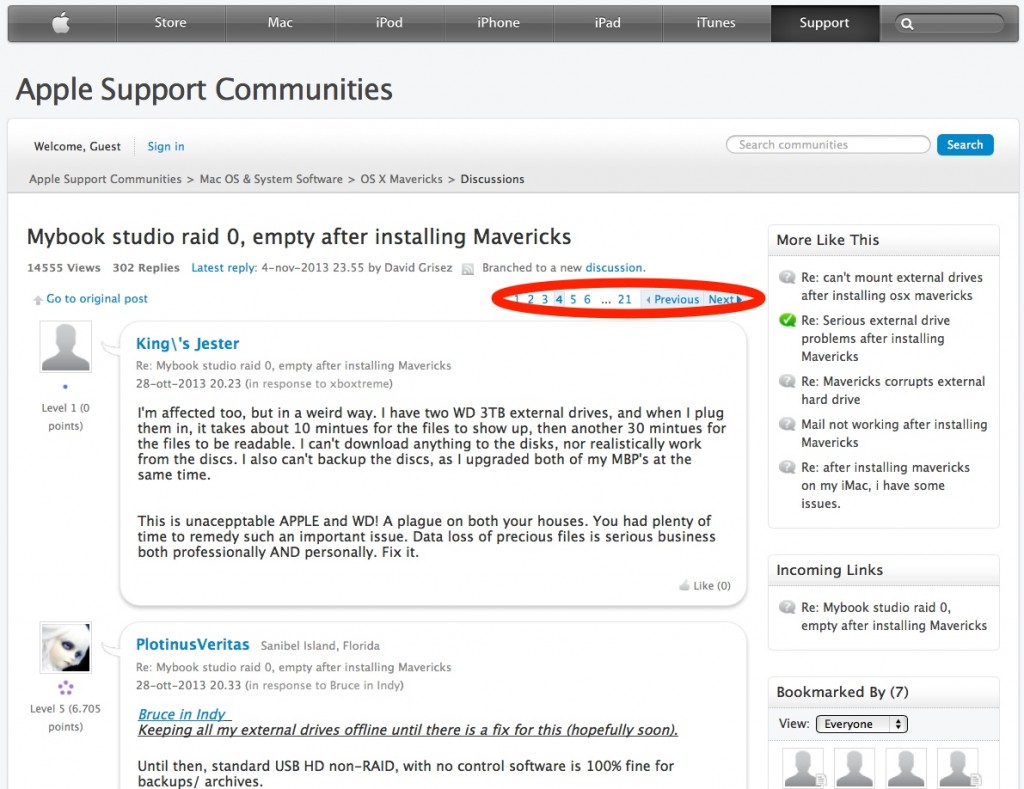 bug dischi fissi forum Apple 5nov 2013