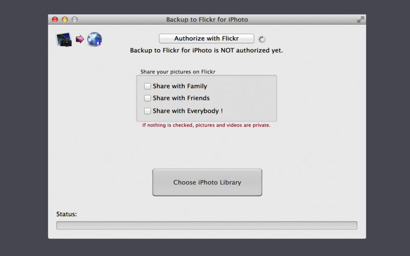 iPhoto Backup to Flickr