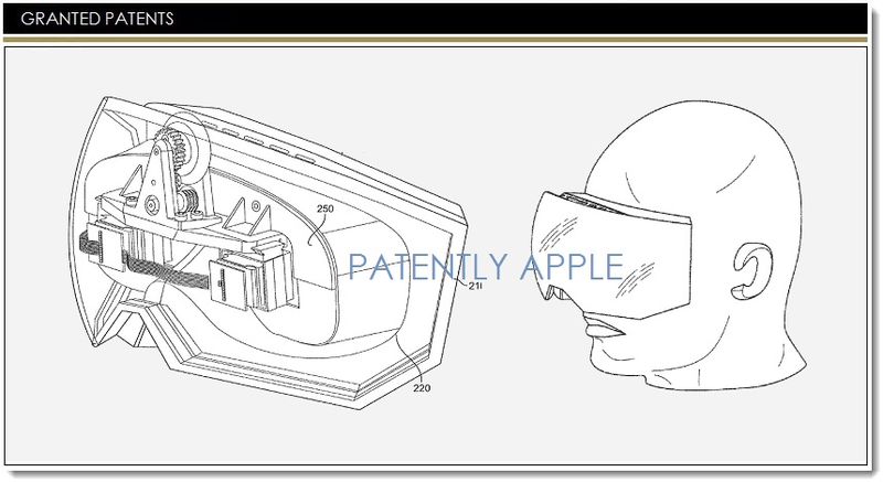 Uno dei brevetti registrati da Apple