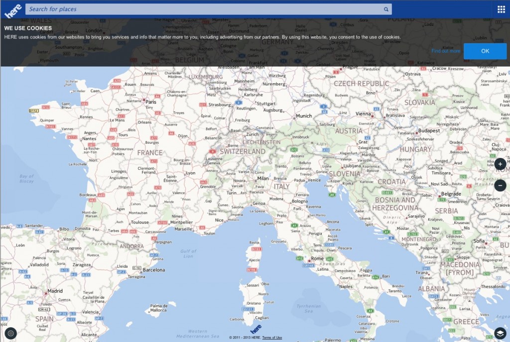 nokia here maps 800 web