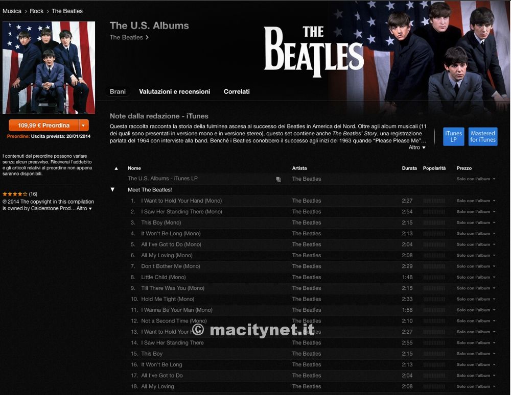 beatles the us albums 1000