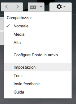gmail impostazioni