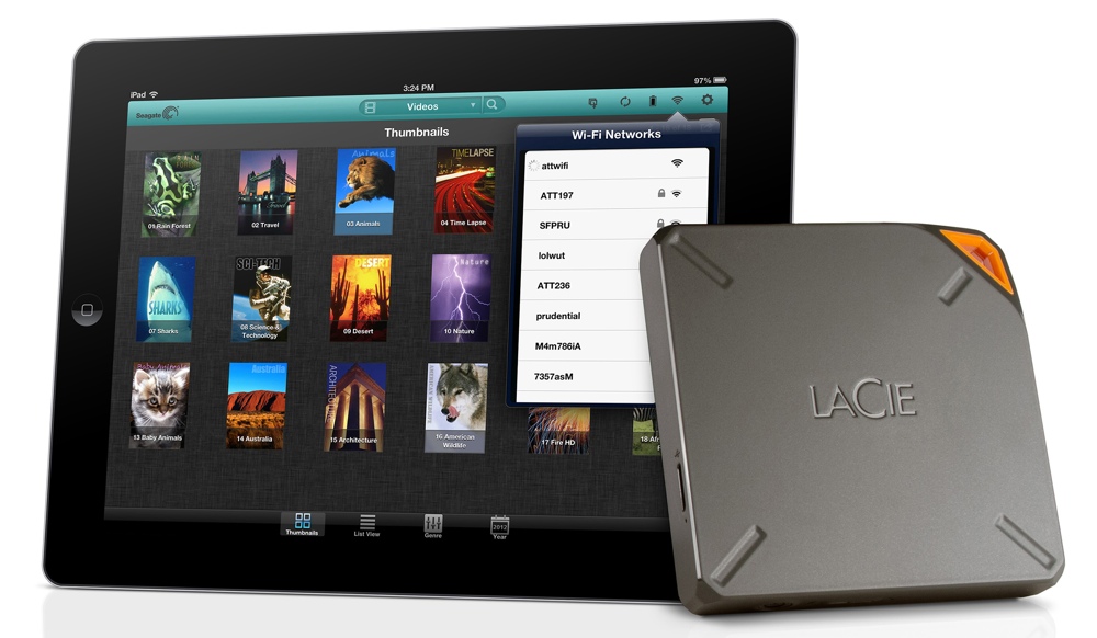 LaCie Fuel 1000 internet app