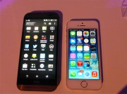 HTC One e iphone 5s 1