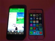 HTC One e iphone 5s 6