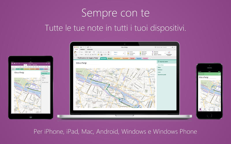 OneNote per iOS e OS X