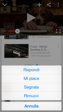 youtube commenti playlist