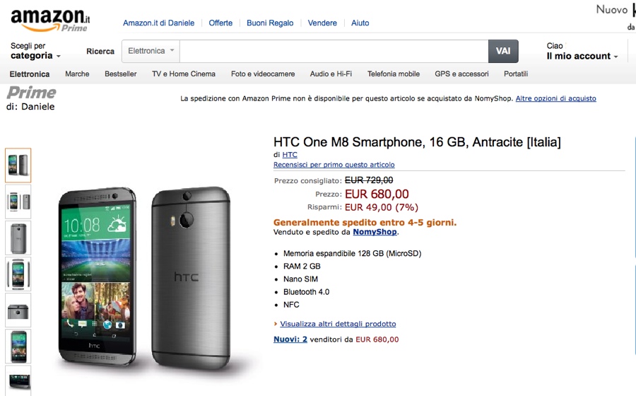 htc one m8 offerta amazon htc one m8 offerta amazon