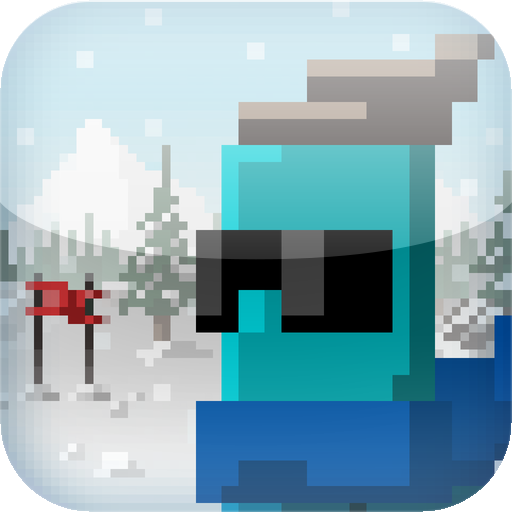 Dudeski, sci alpino a base di pixel su iOS