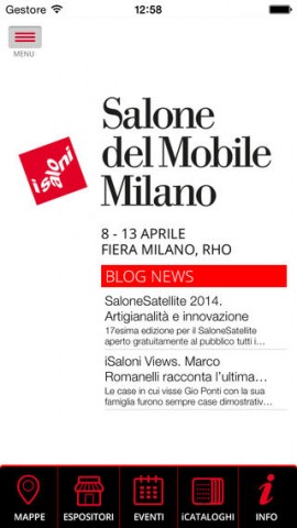 Salone del Mobile Milano 2014 app 1